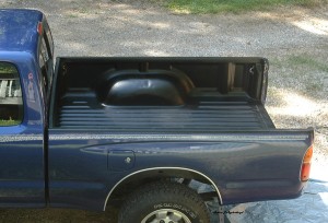 Toyota tacoma painted bed