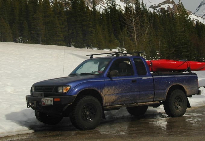 Toyota Tacoma in the Northern Rockies