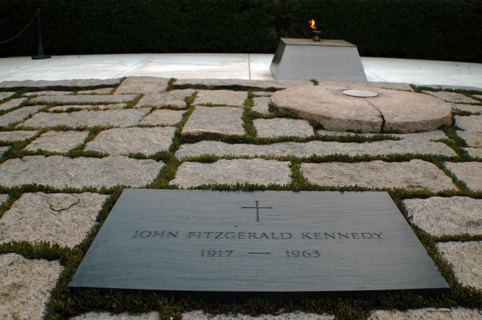 John F Kennedy's grave