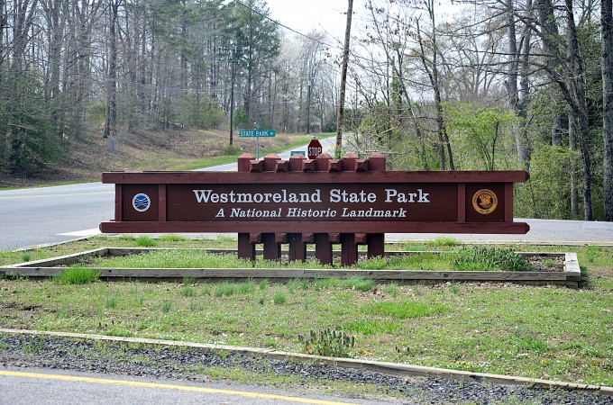 westmoreland state park entrance